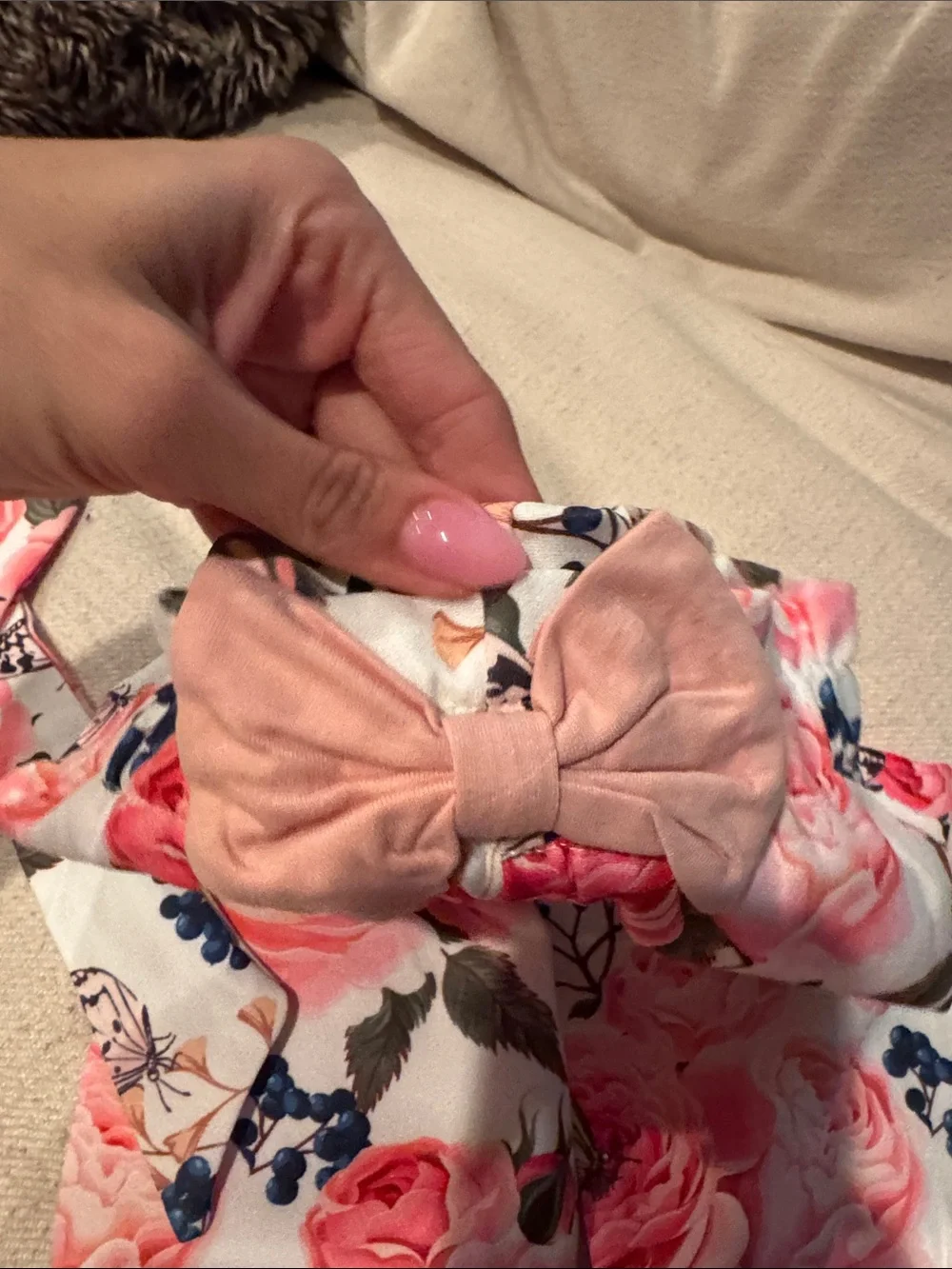 Pink Baby Girls' Matching Set - Daddy's Girl and Mommy's World